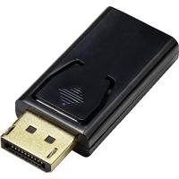 Renkforce RF-4746622 HDMI/DisplayPort Adapter [1x DisplayPort stekker - 1x HDMI-bus] Zwart