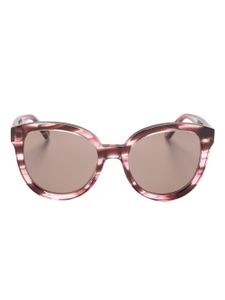 Gucci Eyewear lunettes de soleil à monture papillon - Rose