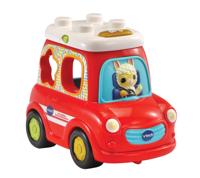VTech Vrolijke Vormenauto 25 cm rood 5-delig