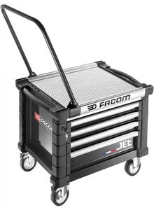 Facom Jet Gereedschapswagen 4 Laden M3 Laag Zwart - JET.CR4NM3A - JET.CR4NM3A