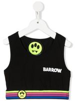 Barrow kids haut crop à logo - Noir