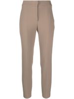 Peserico pantalon slim à coupe courte - Marron