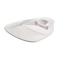 Villeroy & Boch BBQ Passion Steakbord, porselein, wit, 30 x 29 cm, groot