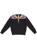 Marcelo Burlon County of Milan sweat en coton à motif Icon Wings - Noir