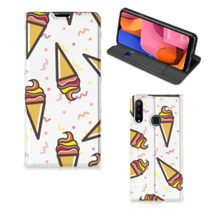 Samsung Galaxy A20s Flip Style Cover Icecream