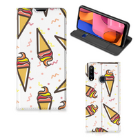 Samsung Galaxy A20s Flip Style Cover Icecream - thumbnail