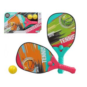 Pickleball tennis set met balletjes voor 4 personen sportbenodigdheden