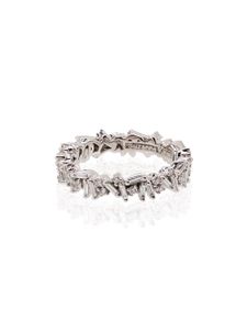 Suzanne Kalan bague Icon en or blanc 18ct ornée de diamants - Argent