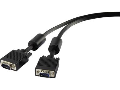 Renkforce RF-4212507 VGA-kabel VGA Aansluitkabel VGA-stekker 15-polig, VGA-stekker 15-polig 10.00 m Zwart Met Ferrietkern Renkforce RF-4212507 VGA-kabel VGA Aansluitkabel VGA-stekker 15-polig, VGA-stekker 15-polig 10.00 m Zwart Met Ferrietkern