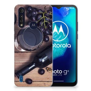 Motorola Moto G8 Power Lite Siliconen Case Wijn