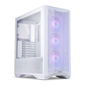 Lian Li Lancool II Mesh RGB snow edition tower behuizing 2x USB-A | 1x USB-C | RGB | Tempered Glass