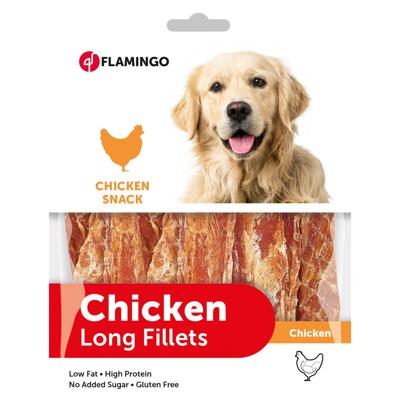 Hondensnack Chick'n Lang 170 gr 170 gr Flamingo