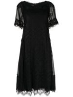 SHIATZY CHEN robe mi-longue en dentelle - Noir