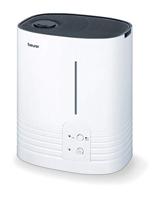 Beurer LB 55 Luchtbevochtiger, met hygiënische warmwaterverdampingstechnologie, voor ruimtes tot 50 m²