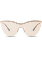 Jimmy Choo Eyewear lunettes de soleil Kristen à monture papillon - Or - thumbnail