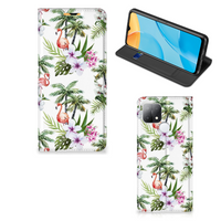 OPPO A15 Hoesje maken Flamingo Palms