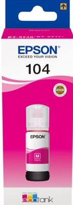 Huismerk Epson 104 EcoTank Inktvulling Magenta Huismerk Epson 104 EcoTank Inktvulling Magenta