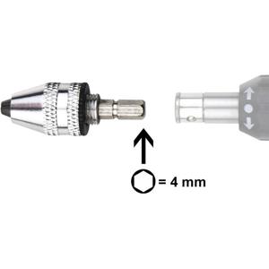 Donau Elektronik MBS01 Snelspanboorhouder met 4mm-zeskantbit 0,3 - 3,2 mm