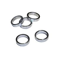 VWP Balhoofdtussenring spacer alu 8mm 1.1/8" zilver p/5 - thumbnail