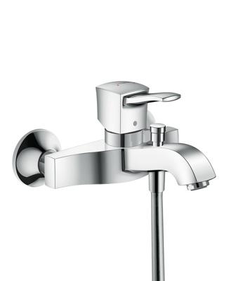 Hansgrohe metropol classic badkraan m omstel m koppelingen hoh=15 cm, chroom Hansgrohe metropol classic badkraan m omstel m koppelingen hoh=15 cm, chroom