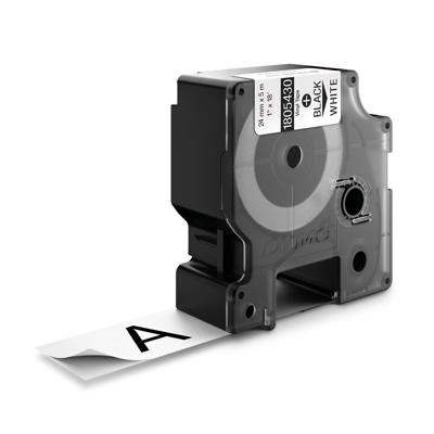 Labeltape DYMO IND RHINO 1805430 Vinyl Tapekleur: Wit Tekstkleur:Zwart 24 mm 5.5 m