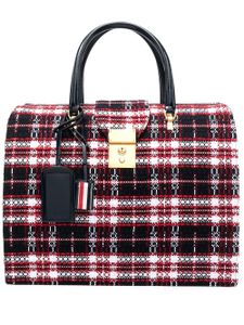 Thom Browne sac cabas Mr. Thom à motif tartan - Rouge