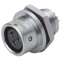 Weipu SF1212/S4 Ronde connector Koppeling, recht Totaal aantal polen: 4 Serie (ronde connectors): SF12 1 stuk(s)