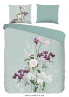Good Morning dekbedovertrek Charlotte 200 x 200 cm aqua