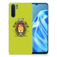 OPPO A91 Telefoonhoesje met Naam Doggy Biscuit - thumbnail