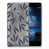 Nokia 8 TPU Case Leaves Blue