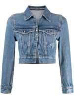 Alexander Wang veste Shrunken en jean - Bleu