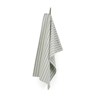 Walra Theedoek Stripes Legergroen 50 x 70 cm