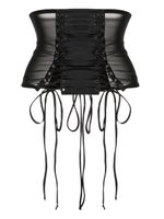 Kiki de Montparnasse corset La Madame à design de transparent - Noir - thumbnail