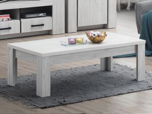 Salontafel ELVITA 120 cm gebleekte eik