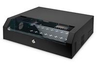 DIGITUS Netwerkkast - 19 Inch Rack - 3HE & 2HE - Draagvermogen 30 kg - Nuttige diepte 26,5 cm - Wandmontage - Zwart