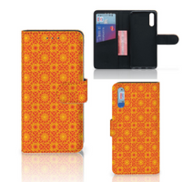 Huawei P20 Telefoon Hoesje Batik Oranje - thumbnail