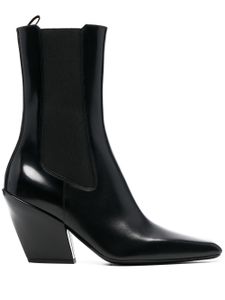 Prada bottes à talon sculpté 95 mm - Noir