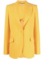 Stella McCartney blazer à simple boutonnage - Jaune - thumbnail