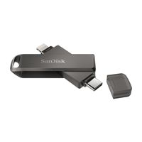 SanDisk iXpand USB flash drive 64 GB USB Type-C / Lightning 3.2 Gen 1 (3.1 Gen 1) Zwart - thumbnail