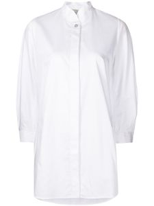 SHIATZY CHEN chemise en coton à col mao - Blanc