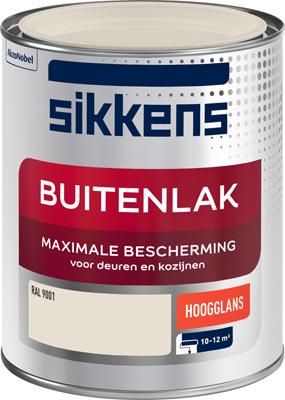 sikkens buitenlak hoogglans ral 9001 0.75 ltr