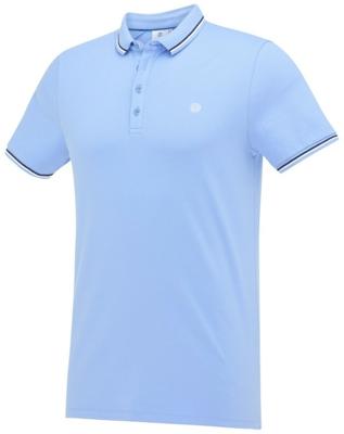 Blue Industry Heren Poloshirt Sky Blauw Piqué Regular Fit Blue Industry Heren Poloshirt Sky Blauw Piqué Regular Fit