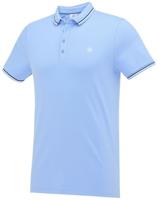Blue Industry Heren Poloshirt Sky Blauw Piqué Regular Fit