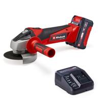 Einhell Haakse slijper TC-AG 18/115 Li (1 st. 4,0 Ah) (18 V, schijfdiameter 115 mm, snijdiepte 28 mm, soft-start, extra handgreep, 1 accu en oplader 4,0 Ah)
