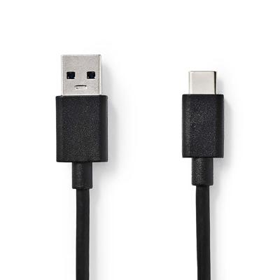 Nedis CCGP61600BK10 USB-kabel 1 m 3.2 Gen 1 (3.1 Gen 1) USB A USB C Zwart Nedis CCGP61600BK10 USB-kabel 1 m 3.2 Gen 1 (3.1 Gen 1) USB A USB C Zwart