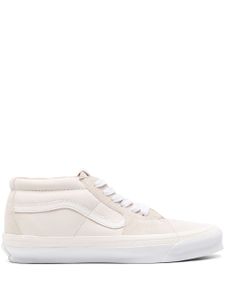 Vans baskets OG SK8-MID LX en cuir - Blanc