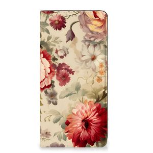 Smart Cover voor OPPO A17 Bloemen