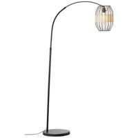 Brilliant Slope 93149/76 Staande lamp E27 Zwart, Natuur