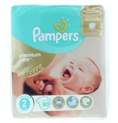 Pampers - Premium Care Nappies Size 2 80 Pcs