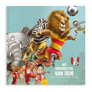 Boek met naam en foto - Jouw eigen dierenelftal - Softcover